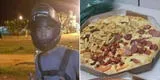 Joven de 19 años consigue trabajo como repartidor de pizza y su madre pide una para verlo [FOTO]