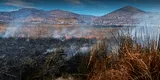 “¡Las islas de Los Uros está en peligro!”: Reportan Incendio de Totorales a orillas del Lago Titicaca, en Puno