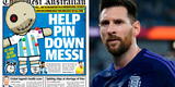 Argentina vs. Australia: el polémico muñeco vudú de Messi que crearon los australianos a horas del partido