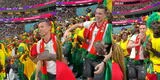 Marroquí de nuevo alentó junto a la hinchada de Senegal en un partido del Mundial Qatar 2022