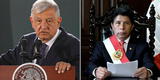 AMLO acusa a "elites económicas y políticas" del Perú de hostigar a Pedro Castillo desde el principio