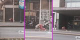 Captan a hombre caminando en ‘cuatro patas’ en Centro de Lima y escena es viral: “Algo anda raro” [VIDEO]
