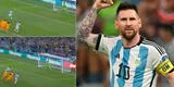 Cobran penal a favor de Argentina, Lionel Messi  anota el 2-0 contra Países Bajos y la Celeste lo CELEBRA