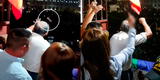 "Vamos a refundar la Rep...": Antauro Humala fue recibido a botellazos en su 'balconazo' en la Plaza San Martín