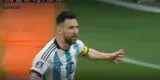 Lionel Messi marcó el primer gol de penal para Argentina y pone en ventaja a la albiceleste