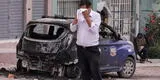 Paro en Arequipa: humilde taxista rompe en llanto luego que manifestantes quemaran su auto [VIDEO]