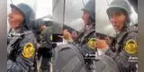 Policía pone la moral a tope de la PNP para hacer frente a actos vandálicos en las calles y escena se vuelve viral [VIDEO]