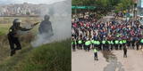Protestas en Cusco: ronderos se enfrentaron a Policía tras ser reprimidos con bombas lacrimógenas [VIDEO]