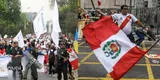 La Resistencia marcha en "defensa de la paz", pese a que generaba caos y violencia en Lima [VIDEO]