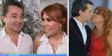 Alfredo Zambrano con ‘roche’ tras sesión de fotos de Navidad con Magaly Medina: "No estoy acostumbrado” [VIDEO]
