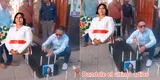 "¡Indignante!": Vándalos crean ataúd para la presidenta Dina Boluarte y le prenden velas [VIDEO]