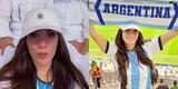 Rosángela Espinoza sorprende al volver a Qatar para ver la final del Mundial entre Argentina y Francia [VIDEO]