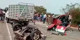 Lambayeque: padre de cinco hijos cobra gratificación y al regresar a casa es impactado por un camión [VIDEO]