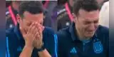 La conmovedora reacción del técnico Lionel Scaloni que logró que Argentina sea campeón del mundo [VIDEO]