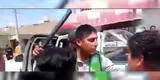 "¡Está borracho!": Familia de conductor ebrio agarra a puñetazos a policía que lo detuvo en Nazca [VIDEO]