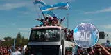 Argentina: campeón del Mundo sufre el robo de su zapatilla en los festejos en Buenos Aires