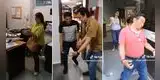 Recogen canasta navideña en el trabajo, pero no les dan nada y tienen singular reacción: “Casi nos hernia”
