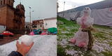 "Blanca Navidad en el Cusco": Intensa granizada cubrió de blanco la Ciudad Imperial [VIDEO]