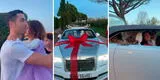 Georgina Rodríguez regala lujoso carro a Cristiano Ronaldo por Navidad: “Los amo” [VIDEO]