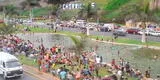 Chorrillos: bañistas vuelven a usar pileta de Agua Dulce como piscina durante Navidad