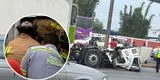 Surco: hombre queda atrapado entre los fierros de furgoneta tras sufrir accidente en la Panamericana Sur