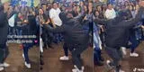 Enamorado de peruana se luce ante la familia bailando huaylas con singulares pasos y es viral en TikTok