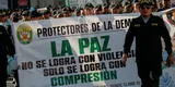 PNP abandona su Marcha por la Paz ante el riesgo de infringir la Constitución: "Somos promotores de valores"