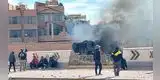 Puno: manifestantes intentan tomar aeropuerto de Juliaca pero son repelidos por la policía