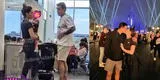 Tepha Loza, su novio y su hija son captados felices en aeropuerto de Miami: "Parecen familia"