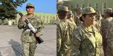 Lady Guillén se vuelve cadete de la Escuela Militar de Chorrillos