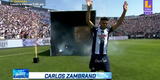 Carlos Zambrano fue presentado en Alianza Lima como refuerzo del equipo