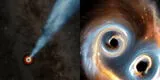 Astrónomos descubren dos agujeros negros que colisionarán en un futuro