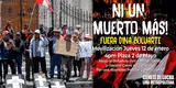 Toma de Lima: Manifestantes del interior del país se movilizarán a la capital para exigir la renuncia de Dina Boluarte