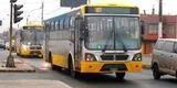 ¡Atención, usuario! Desde HOY jueves 12 los buses del corredor Amarillo llegarán al Callao