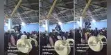 Músico cajamarquino se ató al techo para tocar el bombo y usuarios en TikTok se vacilan: "Ni Bad Bunny"