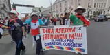 Toma de Lima: manifestantes toman Plaza Dos de Mayo durante protestas contra Dina Boluarte