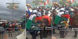 Peruano en Puno llora al despedirse de su familia para venir a Lima a protestar: "Acora en pie de lucha"