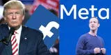 Donald Trump quiere que desbloqueen su cuenta de Facebook y esto pidió a Meta de Mark Zuckeberg ¿Qué exije?