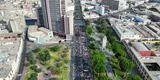 Protestas en Perú: tomas aéreas revelan cómo lucen las calles del Centro de Lima en medio de las manifestaciones