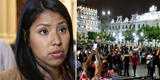 Indira Huilca defiende protestas en Lima tras toma de PNP: "Antidemocrático... ¡Dina renuncia ya!"