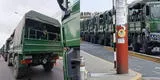 UNI: camiones del Ejército rodean universidad donde se hospedan manifestantes que llegaron de provincias