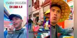 Chilenos prueban comida callejera en Lima y usuarios los trolean: "Se lo llevan para copiarlo"