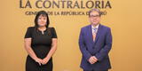 Poder Judicial: presidenta de la Corte de Lima se reunió con Contralor General de la República