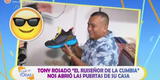 Tony Rosado abrió las puertas de su casa y mostró su exclusiva colección de zapatillas