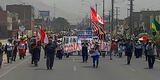 Protestas en Lima: Unos mil manifestantes se movilizan por Huaycán rumbo al Cercado de Lima
