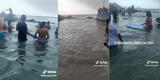 Punta Negra: bañistas molestan a lobo marino y este termina atacando a un niño
