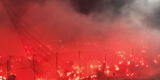 Así fue como hinchas locales prendieron bengalas en el duelo PAOK vs. Olympiacos  y retrasaron el partido