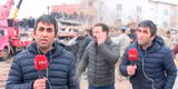 Turquía: Periodista informaba en vivo, se produce el segundo terremoto y todos corren por sus vidas