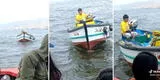 Vende helados a turistas en playa de Pucusana, pero sorprende al llegar en bote: "D'Onofrio sin fronteras"