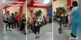 Payasos animan fiesta, pero sorprenden con singular yunza y usuarios reaccionan: "Un verdadero show"
